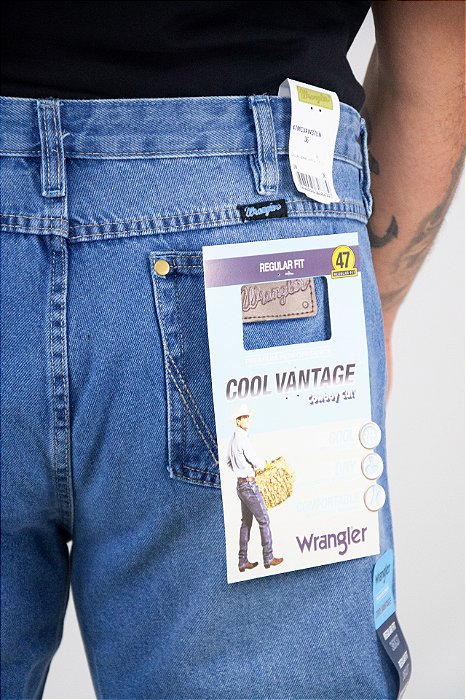 Calça Masculina Wrangler Cool Vantage/ Regular Fit/ Premium Performance 47MCVAW37UN