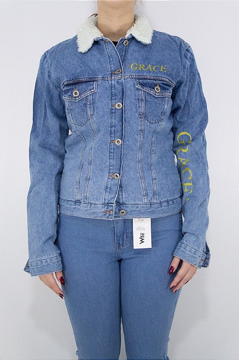 Jaqueta Feminina Jeans Grace Clara