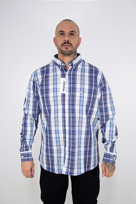Camisa Masculina Wrangler Manga Longa WLS176UN