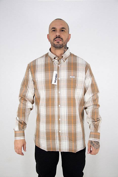 Camisa Masculina Wrangler Manga Longa WLS166