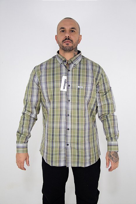Camisa Masculina Wrangler Manga Longa WLS174