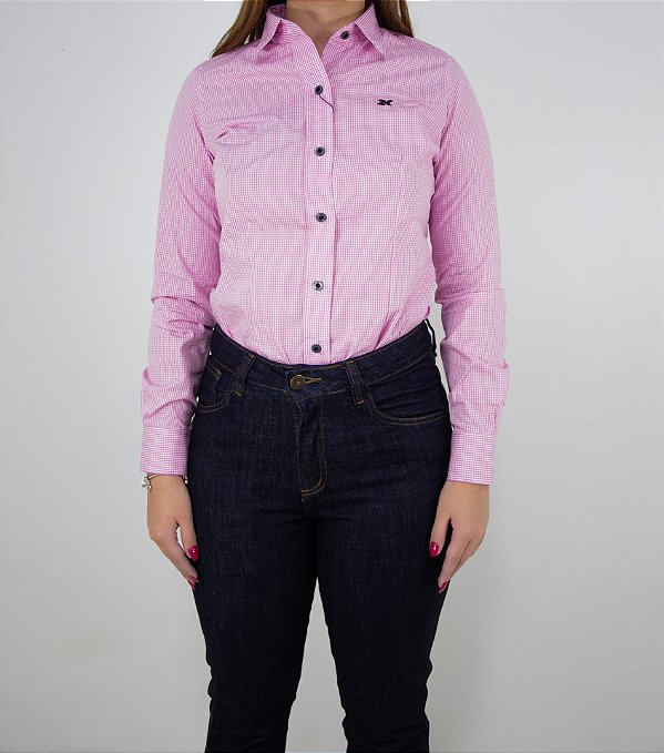 Camisa Feminina Manga Longa 2K Modelo 4