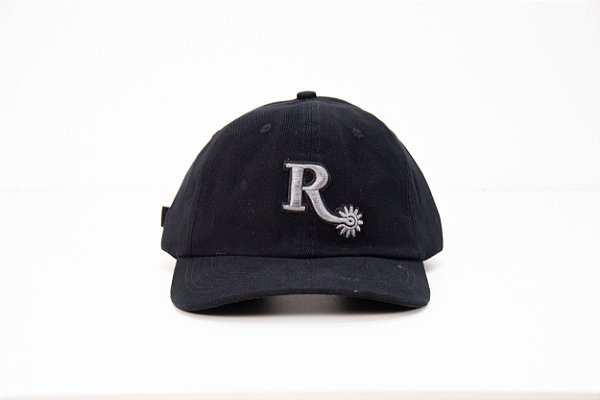 Boné West Barn Preto com bordado cinza