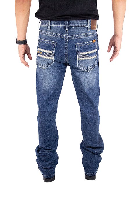 Calça Masculina Arame Bordada Relaxed 19.0
