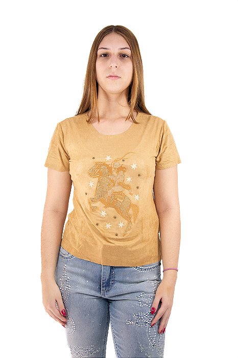 Camiseta Feminina Apache Nude Modelo 04