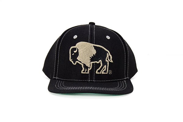 Boné Masculino Tatanka Preto Búfalo Beje