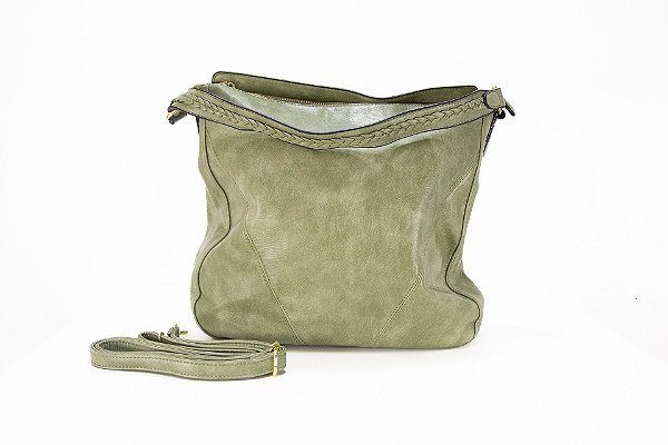 Bolsa Feminina Couro cor Verde