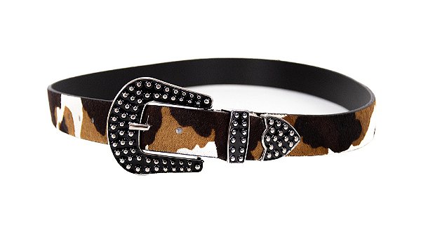 Cinto Feminino Vaca Marron Escuro