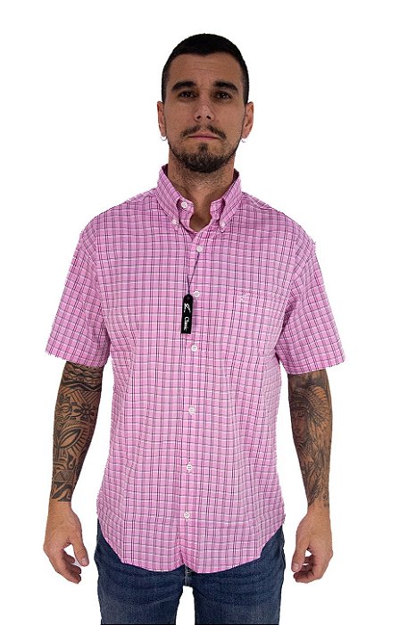 Camisas Classic manga curta ROSA