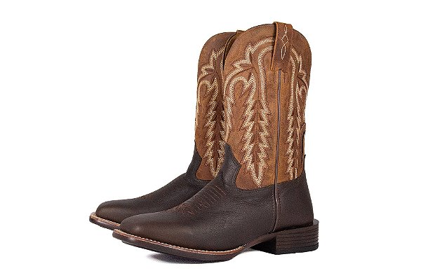 Bota Masculina Goyazes Couro Pit Stop Café Couro Dallas Furta Cor 226501-CP
