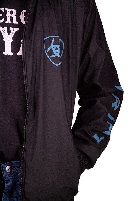 Jaqueta Masculina Ariat Preta Poliéster