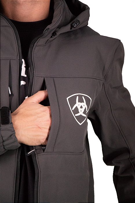 Jaqueta Masculina Ariat Neoprene - Cinza Chumbo