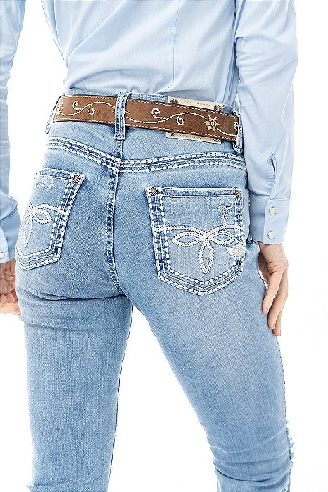Calça Feminina Zenz - Jeans Paddock
