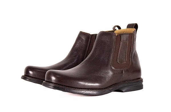 Botina Masculina Anatomicgel Boots - Mustang Tabaco Cost Café Magnum