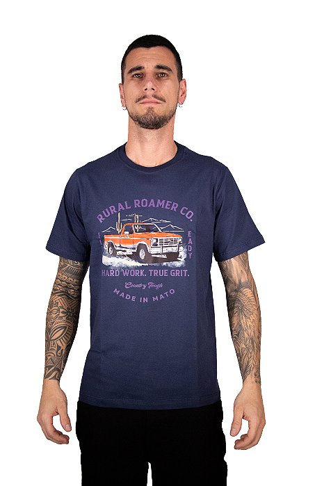Camiseta Masculina Made in Mato - Azul Marinho Ref CE2009