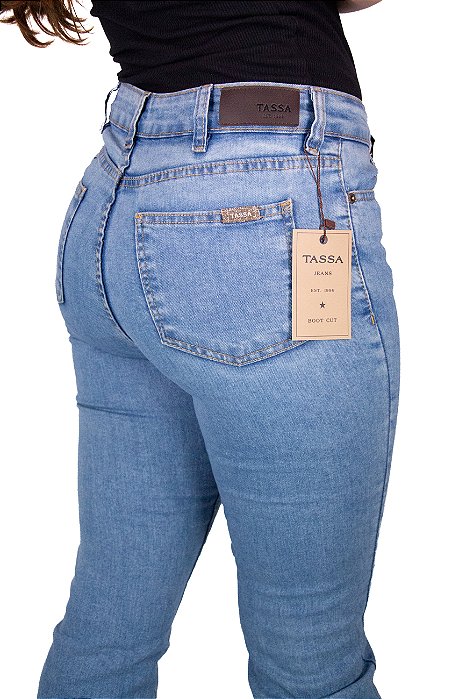 Calça feminina Tassa Modelo TFCB35347 Boot Cut