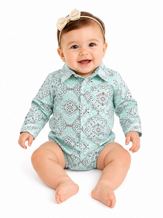 Body infantil Manga longa