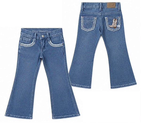 Calca Infantil Feminina Zenz - Jeans Ranch Day