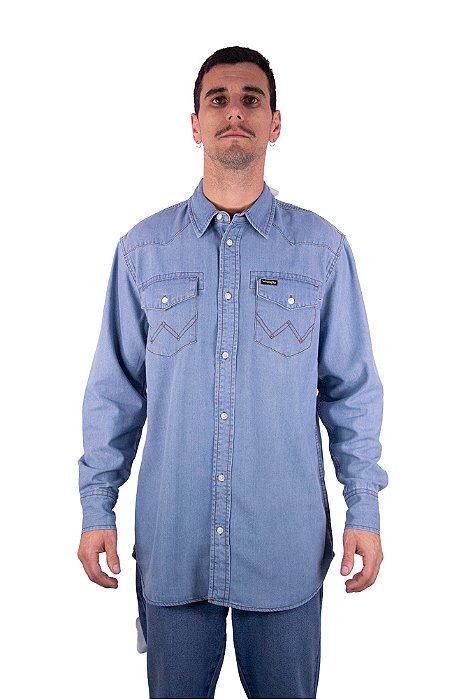 Camisa Jeans Masculina Wrangler WM9814UN