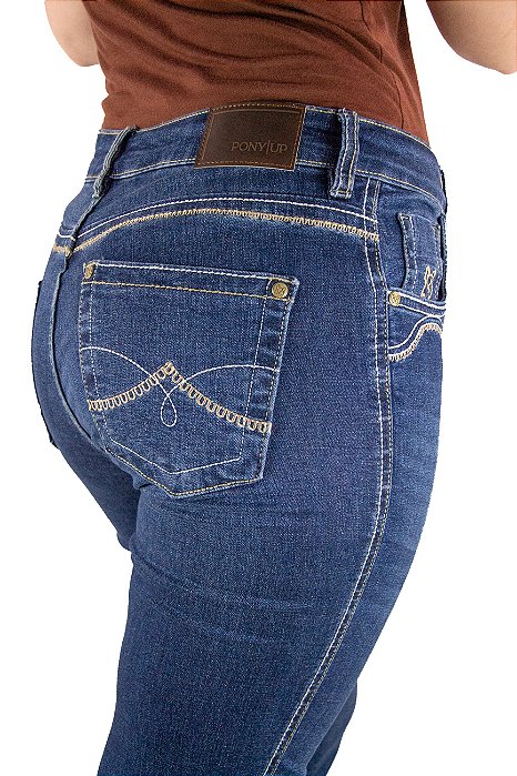 Calça feminina importada Pony Up Básica Média 2604