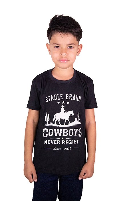 Camiseta Masculina Infantil - Stable Brand