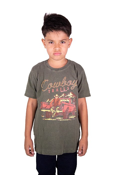 Camiseta Masculina Infantil - Stable Brand Estonada