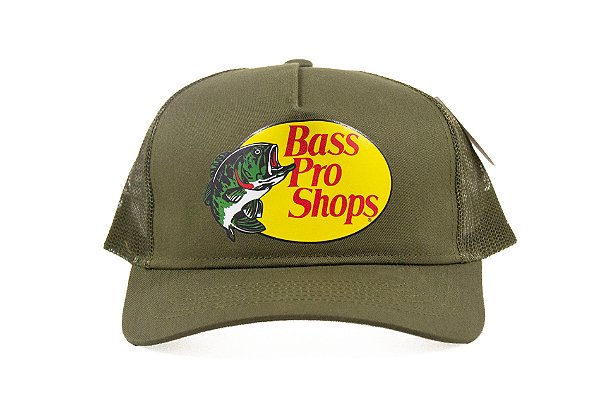 Boné Importado Bass Pro Shop - BPS CANOE CAP OLIVE - Silk