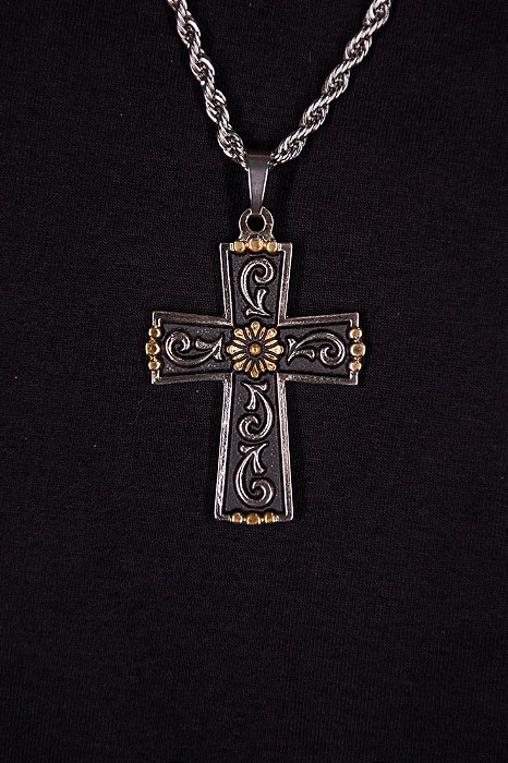 Corrente Masculina Cruz