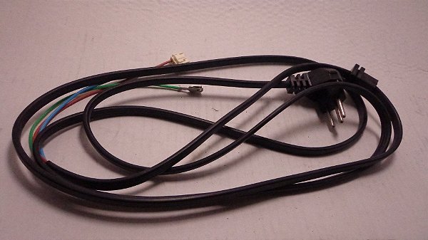 Cabo Elétrico 3 Pinos Geladeira Electrolux DM86V DM86X DM84X DM83X DF80 DF80X DF82 DF82X DB84X IM8B IQ8S DM85X DB83 IQ8IB DB84 DB83X DB84S IM8 IM8S IM8IS IQ8IS Codigo 64502842 Original
