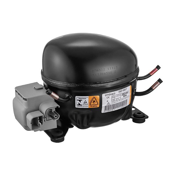 Compressor Em2P60Clp 220V 60Hz 1/5 R600A A02819709 Embraco Original