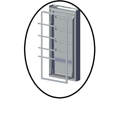 Porta Do Refrigerador Esquerda Inox Geladeira Electrolux Dm86X A07233002 Original ( Apenas a Porta com a Gaxeta )