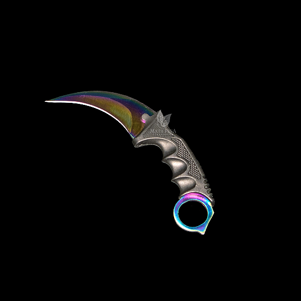 Faca Karambit Multi-Color C/ Bainha e Cordão