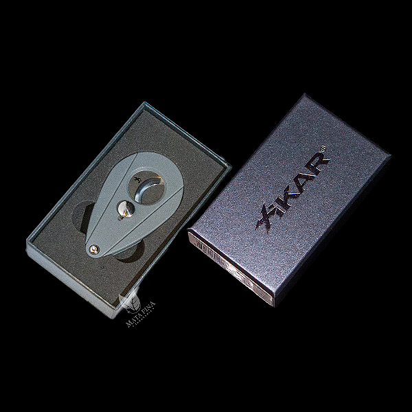 Cortador XIKAR Xi2 Lâmina Dupla Nylon Prata