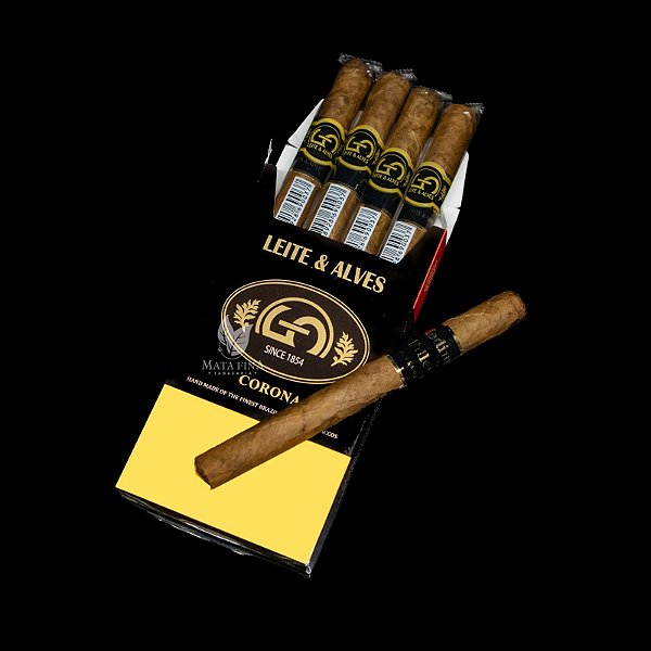 Leite e Alves Corona Longa - Petaca C/ 5 unid