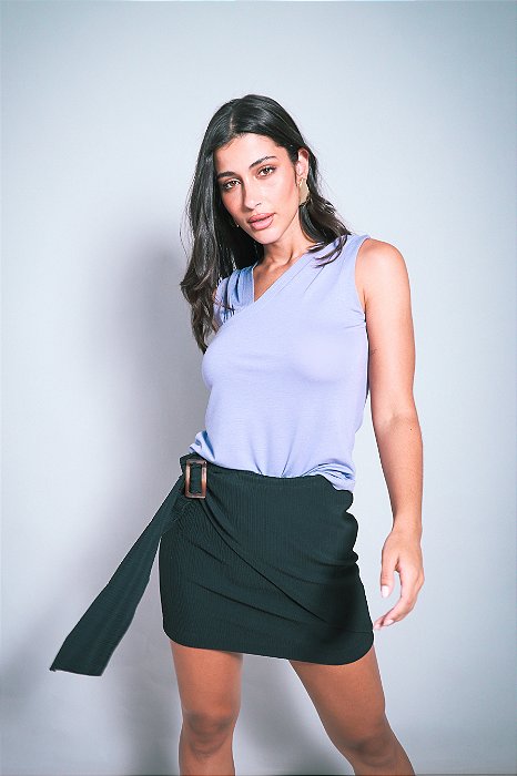 Blusa Feminina Modal Com Detalhe