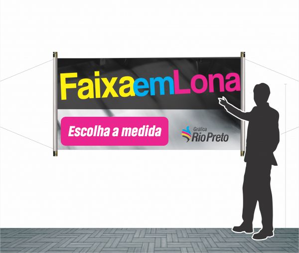 Faixa em Lona com Impressão Digital