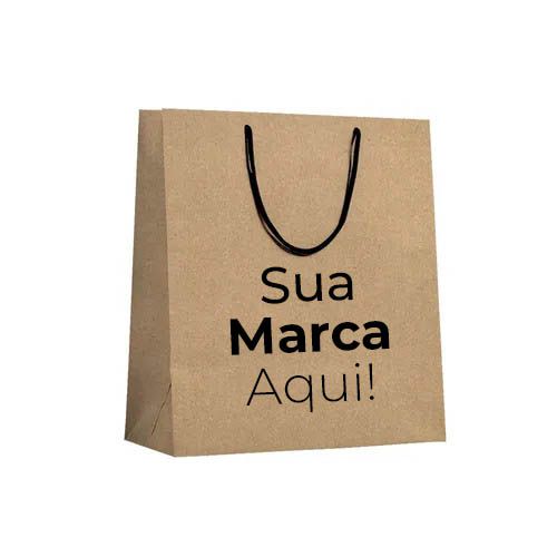 Sacola em Papel Kraft Personalizada