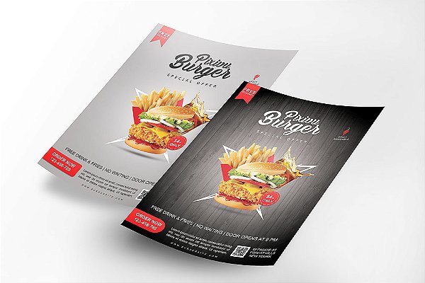 Flyer 14x20cm - Papel Couchê 90g