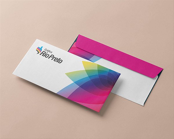 Envelope Ofício 11,5x23cm - Colorido