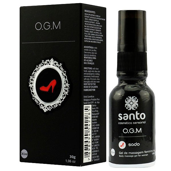 Orgasm OGM SADO - Gel SUPER EXCITANTE Feminino Santo Sexo SANTO