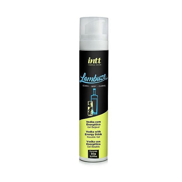 LAMBUZE Gel Beijável Térmico VODKA COM ENERGÉTICO 50g