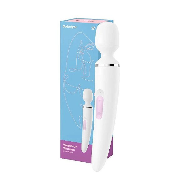 SATISFYER WAND-ER WOMAN  - Varinha Mágica Massageadora Recarregável 50 Vibrações