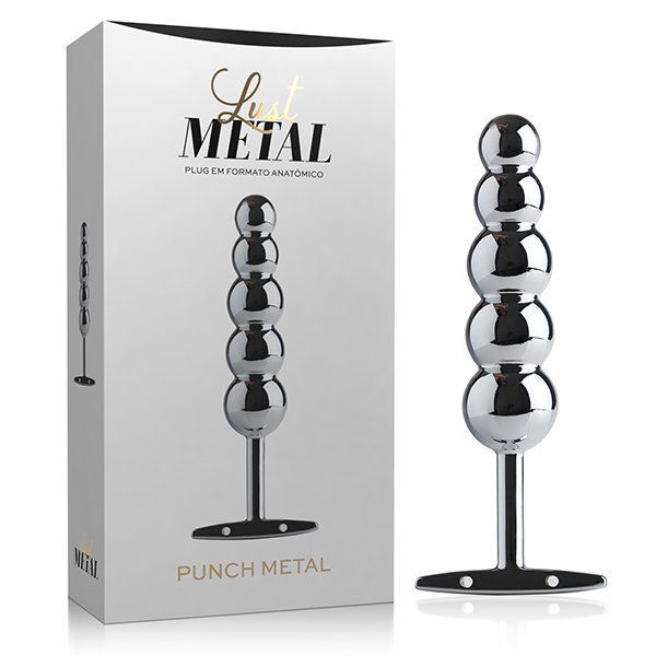 Plug Anal Lust Metal - Plug Punch Metal SILVER (PRATA)