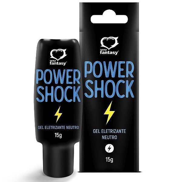 POWER SHOCK 15G - Gel Eletrizante Neutro - Sexy Fantasy