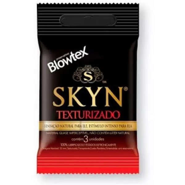 Preservativo / Camisinha Blowtex - Skyn texturizado