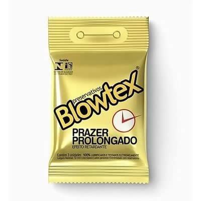 Preservativo / Camisinha Blowtex Prazer Prolongado - 3 Unid.