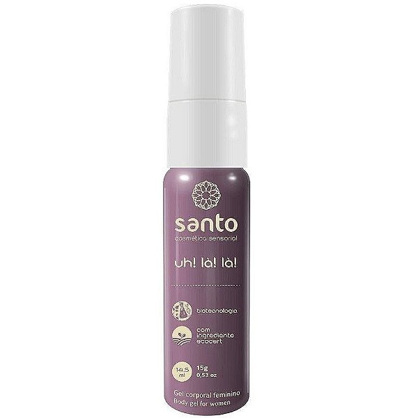 UH! LÁ LÁ! Gel Excitante Feminino com Extratos de Castanha da Índia - 15 g - Santo