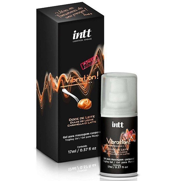 Vibration! Gel Eletrizante Estimulante SUPER Vibrante DOCE DE LEITE - LANCAMENTO INTT