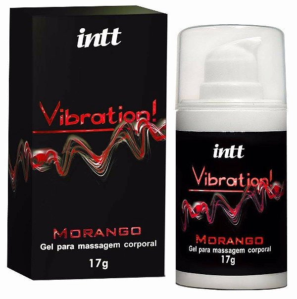 Vibration! Gel Eletrizante Estimulante Vibrante Comestível Morango