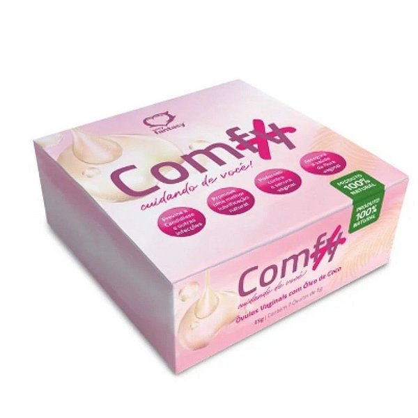 ÓVULOS VAGINAIS COMFY+ 1 UNIDADE SEXY FANTASY - ((E-8126))